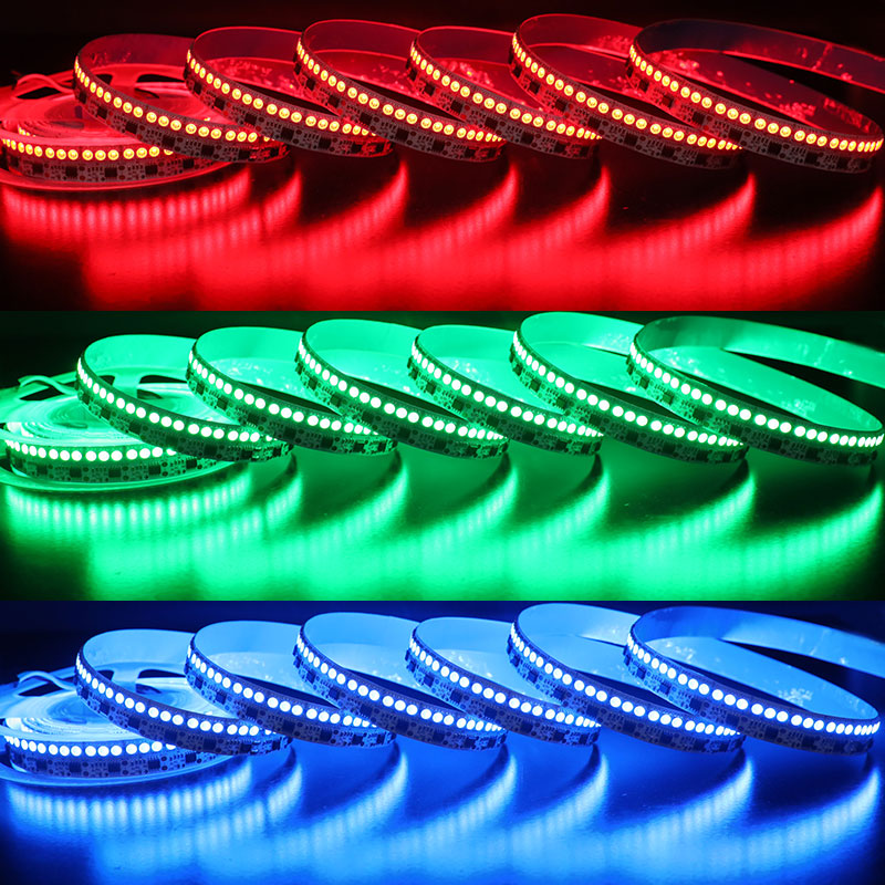 17mm 900LEDs Even Lighting 12V WS2811 Pixel ARGB LED Strip 16ft 17mm 900LEDs Even Lighting 12V WS2811 Pixel ARGB LED Strip 16ft